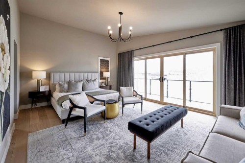 218 Aspen Summit Place Sw, Calgary, AB - Indoor Photo Showing Bedroom