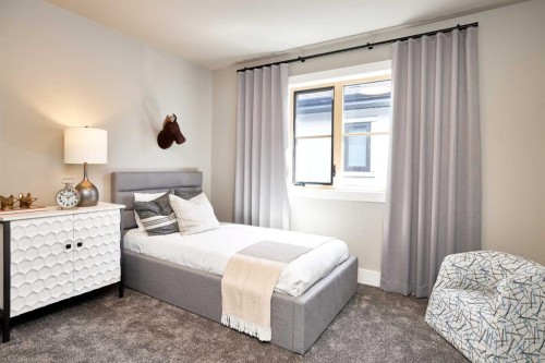 218 Aspen Summit Place Sw, Calgary, AB - Indoor Photo Showing Bedroom