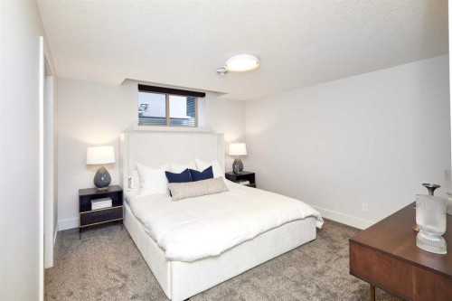 218 Aspen Summit Place Sw, Calgary, AB - Indoor Photo Showing Bedroom