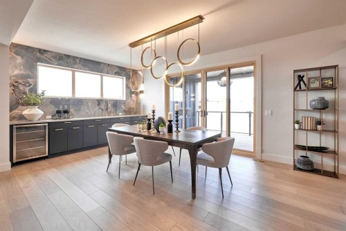 218 Aspen Summit Place Sw, Calgary, AB - Indoor Photo Showing Dining Room