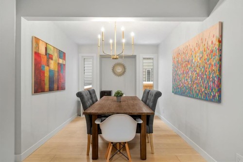 92 Deermeade Road Se, Calgary, AB - Indoor Photo Showing Dining Room