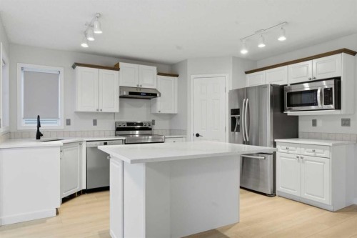 210 Douglas Glen Point Se, Calgary, AB - Indoor Photo Showing Kitchen With Stainless Steel Kitchen