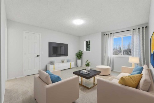 210 Douglas Glen Point Se, Calgary, AB - Indoor Photo Showing Living Room