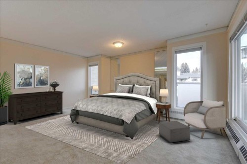 206-3737 42 Street Nw, Calgary, AB - Indoor Photo Showing Bedroom