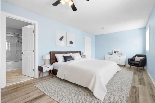 82 Bridleridge Way Sw, Calgary, AB - Indoor Photo Showing Bedroom