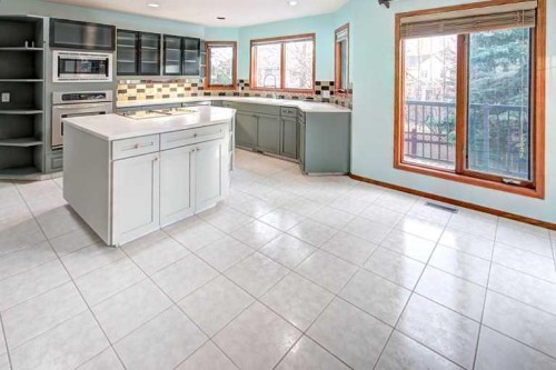6967 Christie Estate Boulevard Sw, Calgary, AB - Indoor Photo Showing Kitchen With Double Sink