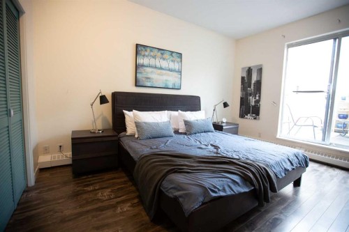 1707-1108 6 Avenue Sw, Calgary, AB - Indoor Photo Showing Bedroom