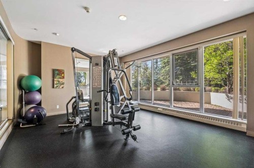 1707-1108 6 Avenue Sw, Calgary, AB - Indoor Photo Showing Gym Room