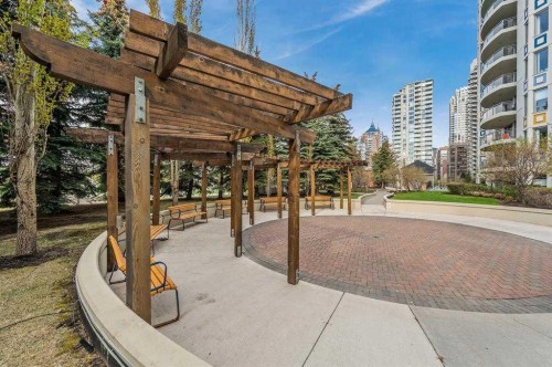 1707-1108 6 Avenue Sw, Calgary, AB - Outdoor With Balcony