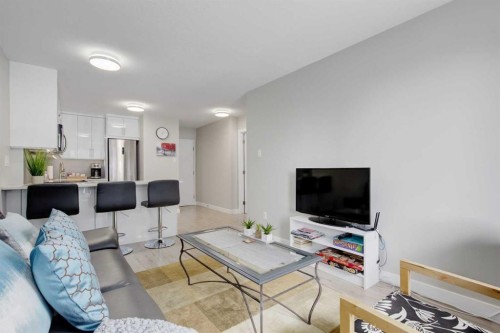207-339 13 Avenue Sw, Calgary, AB - Indoor Photo Showing Living Room