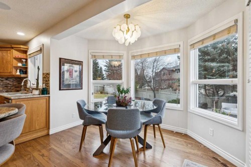 206 Signal Hill Point Sw, Calgary, AB - Indoor Photo Showing Dining Room
