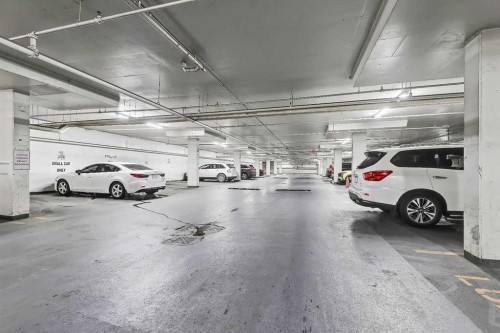 1807-1053 10 Street Sw, Calgary, AB - Indoor Photo Showing Garage