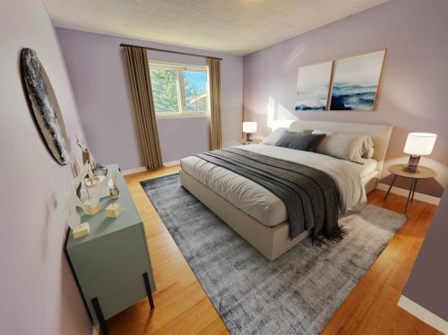 239 Sandpiper Place Nw, Calgary, AB - Indoor Photo Showing Bedroom