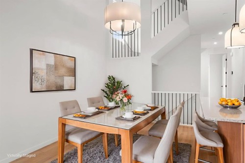 76 Lucas Common Nw, Calgary, AB - Indoor Photo Showing Dining Room