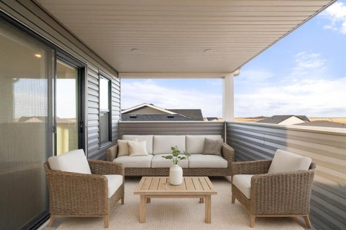 76 Lucas Common Nw, Calgary, AB - Outdoor With Deck Patio Veranda With Exterior