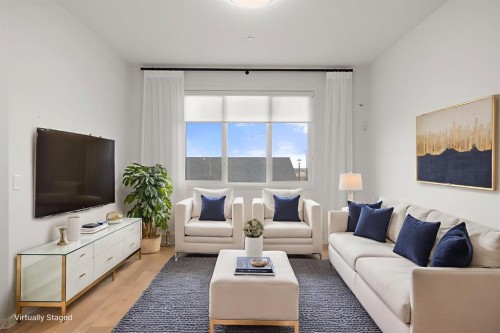 76 Lucas Common Nw, Calgary, AB - Indoor Photo Showing Living Room