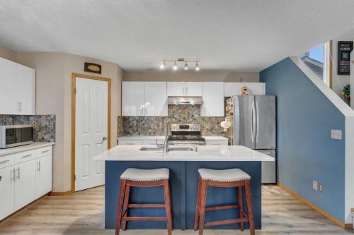172 Covehaven Road Ne, Calgary, AB - Indoor Photo Showing Kitchen With Double Sink