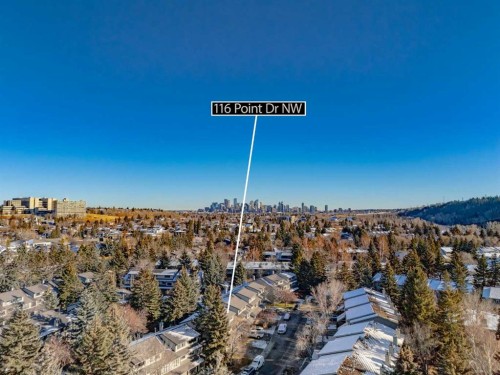 116 Point Drive Nw, Calgary, AB - Outdoor With View