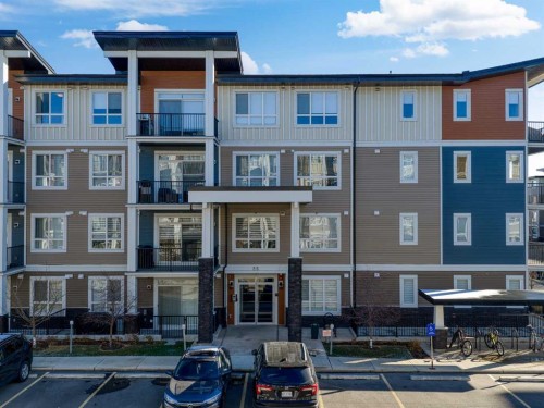 404-25 Walgrove Walk Se, Calgary, AB - Outdoor With Balcony With Facade