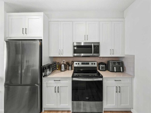 404-25 Walgrove Walk Se, Calgary, AB - Indoor Photo Showing Kitchen With Stainless Steel Kitchen