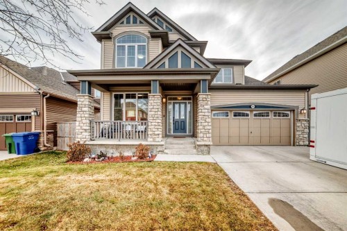 104 Viewpointe Terrace, Chestermere, AB - Outdoor With Deck Patio Veranda With Facade