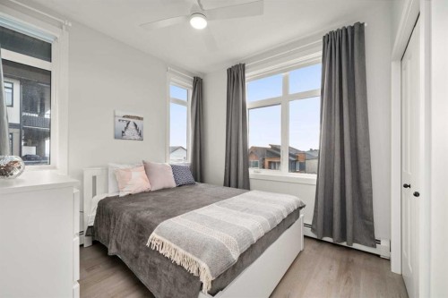 4314-200 Seton Circle Se, Calgary, AB - Indoor Photo Showing Bedroom