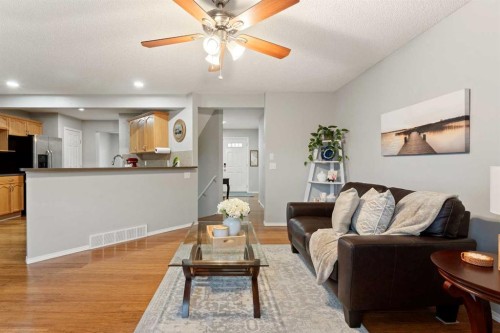 146 Copperstone Grove Se, Calgary, AB - Indoor Photo Showing Living Room