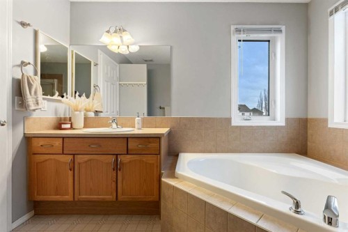 146 Copperstone Grove Se, Calgary, AB - Indoor Photo Showing Bathroom