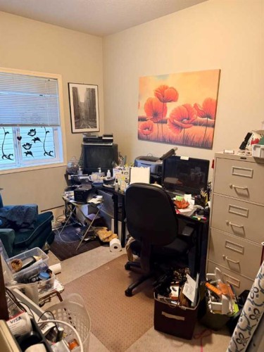 61 Everwoods Close Sw, Calgary, AB - Indoor Photo Showing Office