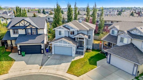 129 Luxstone Green Sw, Airdrie, AB - Outdoor With Facade