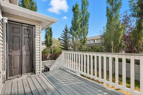 129 Luxstone Green Sw, Airdrie, AB - Outdoor With Deck Patio Veranda With Exterior