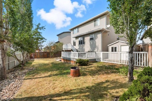 129 Luxstone Green Sw, Airdrie, AB - Outdoor With Deck Patio Veranda