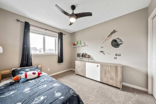354 Cranford Drive Se, Calgary, AB - Indoor Photo Showing Bedroom