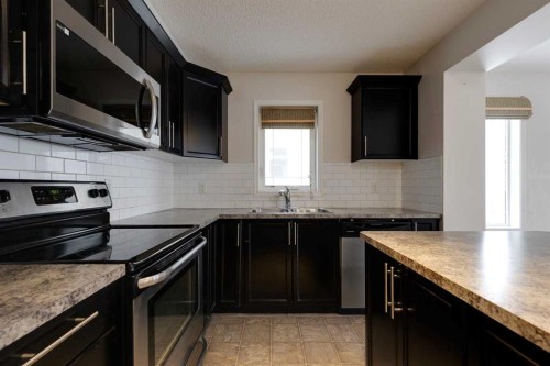 226 Cityscape Common Ne, Calgary, AB - Indoor Photo Showing Kitchen With Double Sink
