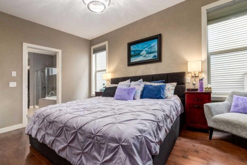 125 Walden Rise Se, Calgary, AB - Indoor Photo Showing Bedroom