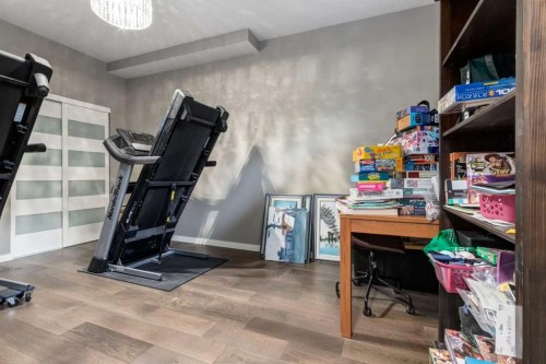 125 Walden Rise Se, Calgary, AB - Indoor Photo Showing Gym Room