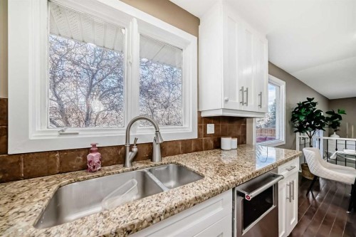 36 Varsity Estates Court Nw, Calgary, AB - Indoor Photo Showing Kitchen With Double Sink