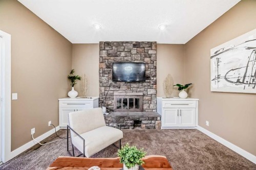 36 Varsity Estates Court Nw, Calgary, AB - Indoor With Fireplace
