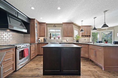41 Strathridge Crescent Sw, Calgary, AB - Indoor Photo Showing Kitchen With Upgraded Kitchen