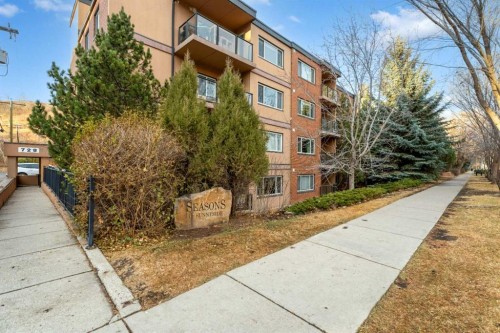 404-728 3 Avenue Nw, Calgary, AB - Outdoor With Balcony