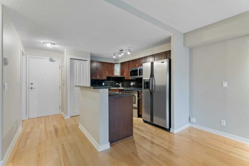 404-728 3 Avenue Nw, Calgary, AB - Indoor Photo Showing Kitchen