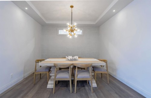 214 Aspenmere Green, Chestermere, AB - Indoor Photo Showing Dining Room