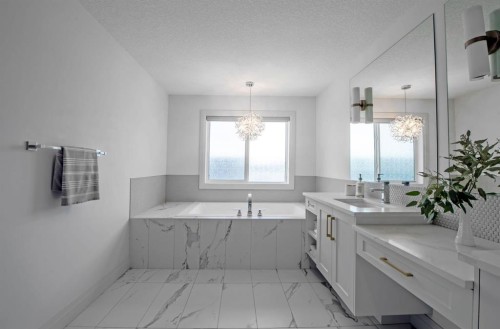214 Aspenmere Green, Chestermere, AB - Indoor Photo Showing Bathroom