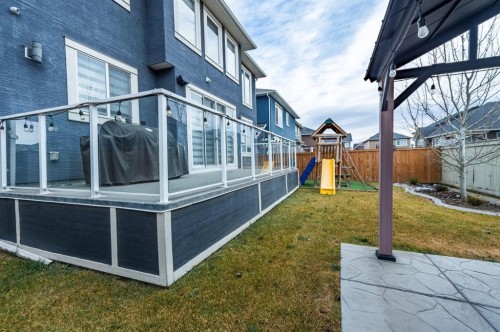 214 Aspenmere Green, Chestermere, AB - Outdoor With Deck Patio Veranda With Exterior