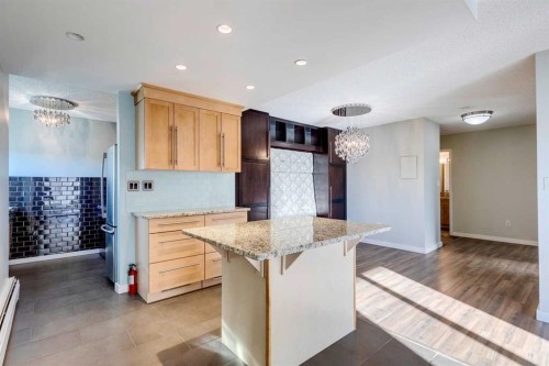 404-1334 12 Avenue Sw, Calgary, AB - Indoor Photo Showing Kitchen With Upgraded Kitchen