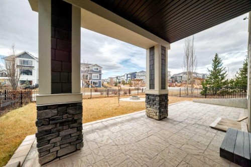 151 Sundown Way, Cochrane, AB - Outdoor With Deck Patio Veranda With Exterior