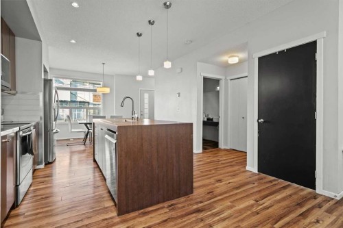179 Copperstone Cove Se, Calgary, AB - Indoor Photo Showing Kitchen With Upgraded Kitchen