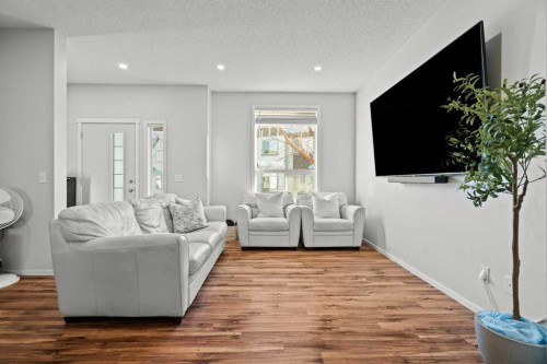 179 Copperstone Cove Se, Calgary, AB - Indoor Photo Showing Living Room
