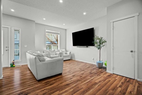 179 Copperstone Cove Se, Calgary, AB - Indoor Photo Showing Living Room