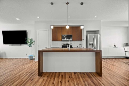 179 Copperstone Cove Se, Calgary, AB - Indoor Photo Showing Kitchen With Upgraded Kitchen